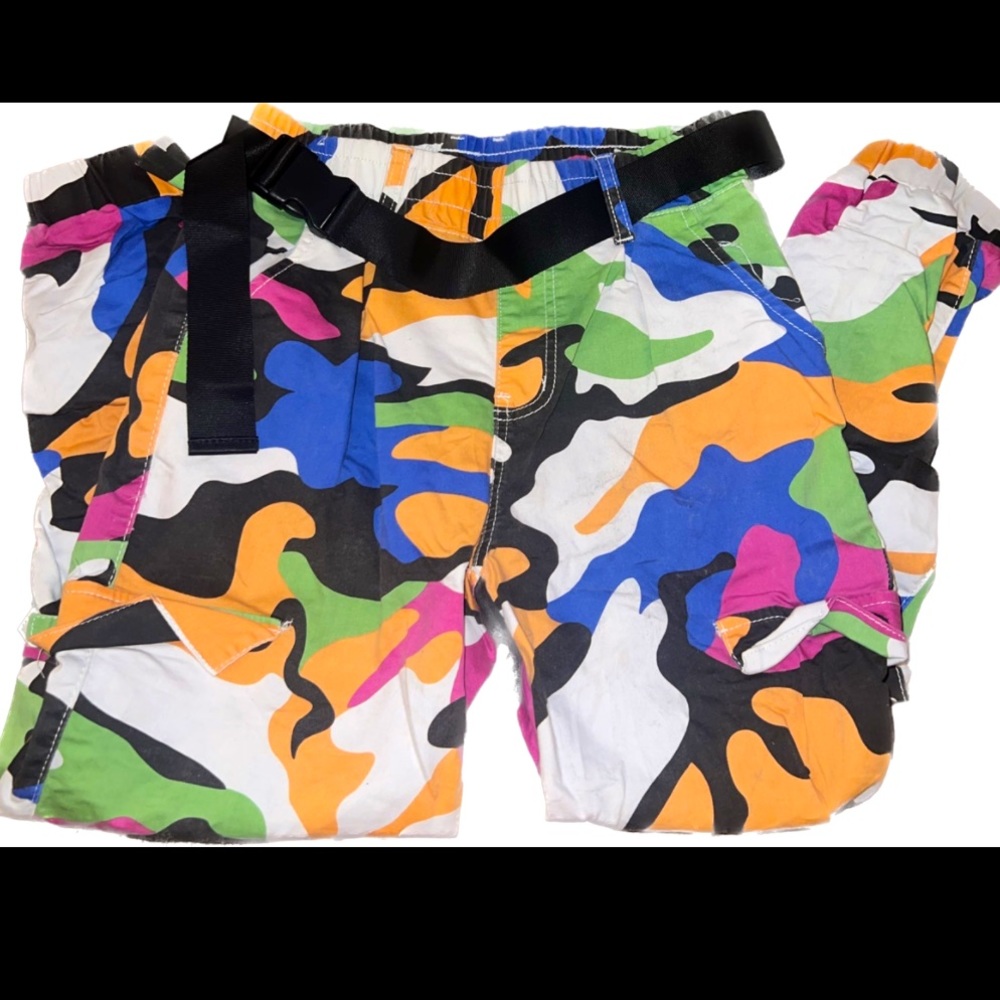 army print cargo pants